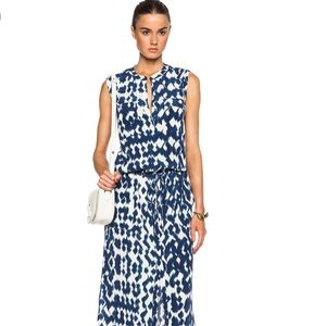 Vince Ikat Cargo Maxi Dress
